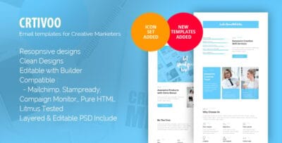 Crtivoo - Creative Business Email Template