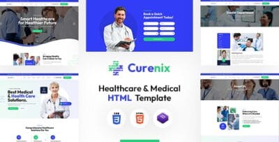 Curenix | Healthcare & Medical HTML Template