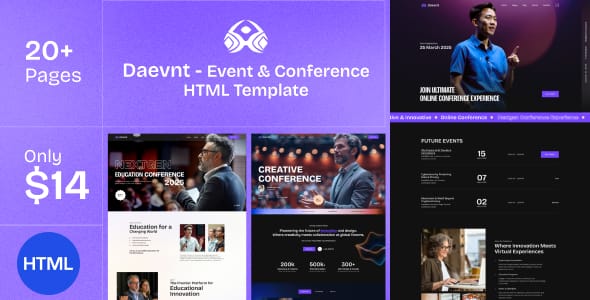 Daevnt - Event and Conference HTML Template Daevnt - Event and Conference HTML Template
