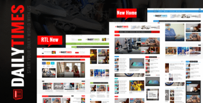DailyTimes - News and Magazine Joomla Template