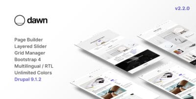 Dawn - Multipurpose Responsive Drupal 9 Theme