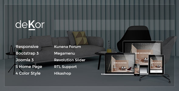 deKor - Responsive Interior Joomla Template deKor - Responsive Interior Joomla Template