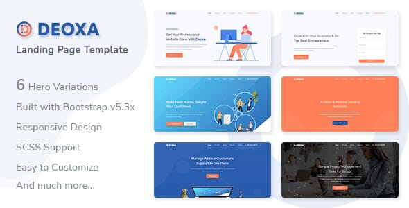 Deoxa - Landing Page Template Deoxa - Landing Page Template
