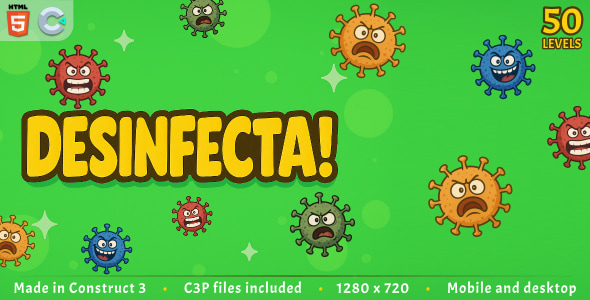 Desinfecta! - HTML5 Casual game Desinfecta! - HTML5 Casual game