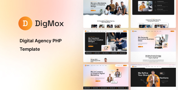 Digmox - Digital Agency PHP Template Digmox - Digital Agency PHP Template