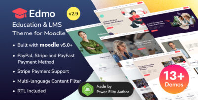 Edmo - LMS Education Premium Moodle 5 Theme