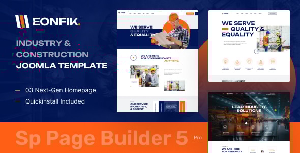 Eonfik - Construction Joomla Template Eonfik - Construction Joomla Template