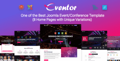 Eventor - Conference & Event Joomla Template