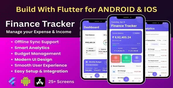 Expense & Income Tracker App with Flutter + Firebase Expense & Income Tracker App with Flutter + Firebase