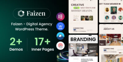 Faizen - Digital Agency WordPress Theme