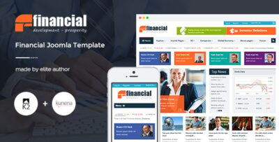 Financial - Responsive Joomla News Template