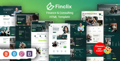 Finclix - Finance & Consulting HTML Template