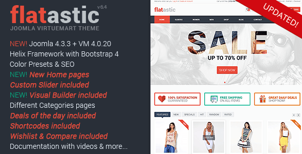 Flatastic Responsive Multipurpose VirtueMart Theme Flatastic Responsive Multipurpose VirtueMart Theme