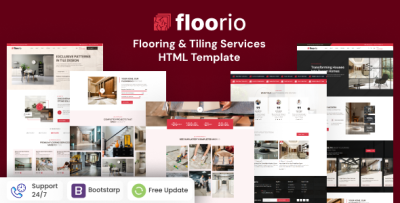 Floorio - Flooring & Tiling Service HTML Template