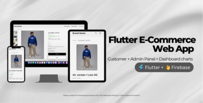 Flutter E-Commerce Web App with Admin Panel | Firebase + Syncfusion + GoRouter