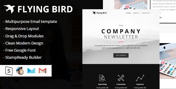 Flying Bird Multipurpose Email Template Flying Bird Multipurpose Email Template