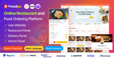 Foodigo - Online Restaurant and Food Ordering Platfrom
