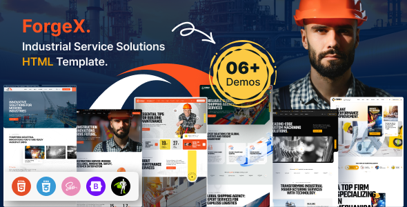 Forgex - Factory & Industry HTML Template Forgex - Factory & Industry HTML Template