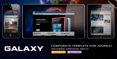 Galaxy Corporate Template For Joomla!