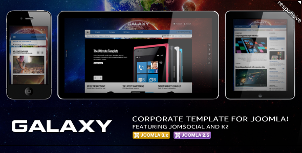 Galaxy Corporate Template For Joomla! Galaxy Corporate Template For Joomla!