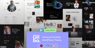 Gilbo - Personal Portfolio & Creative WordPress Theme