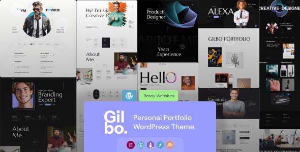 Gilbo - Personal Portfolio & Creative WordPress Theme Gilbo - Personal Portfolio & Creative WordPress Theme