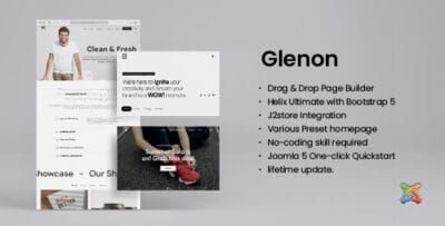 Glenon - Creative J2Commerce Joomla Templates