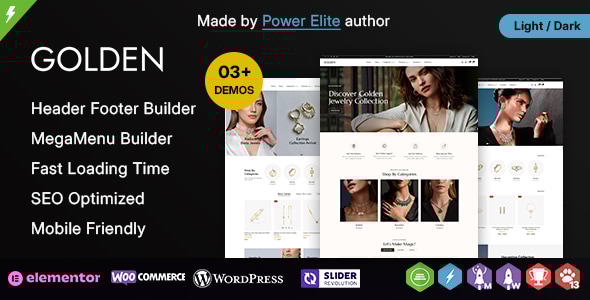 Golden - Jewelry Store and Gem Stone WordPress Theme Golden - Jewelry Store and Gem Stone WordPress Theme