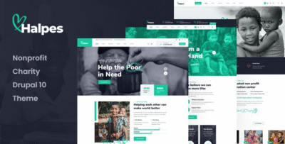 Halpes - Nonprofit Charity Drupal 10 Theme