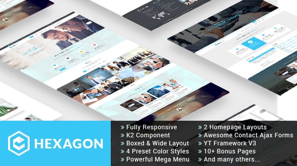 Hexagon - Responsive Multipurpose Business Joomla Template Hexagon - Responsive Multipurpose Business Joomla Template