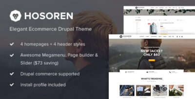 Hosoren - Elegant Ecommerce Drupal Theme
