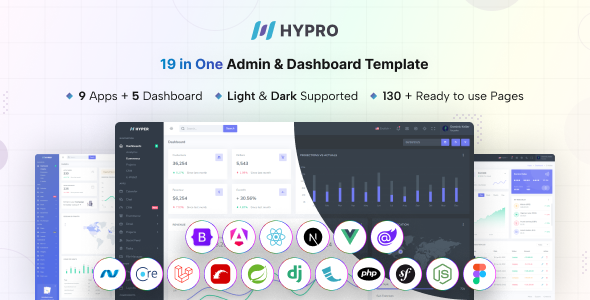 Hypro | Bootstrap 5, React, NextJs, Angular, Laravel, ASP.NET, Blazor, Ruby on Rails Admin Dashboard Hypro | Bootstrap 5, React, NextJs, Angular, Laravel, ASP.NET, Blazor, Ruby on Rails Admin Dashboard