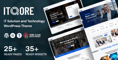 Itqore – IT Solution and Technology WordPress Theme