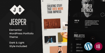 Jesper - Portfolio WordPress Theme