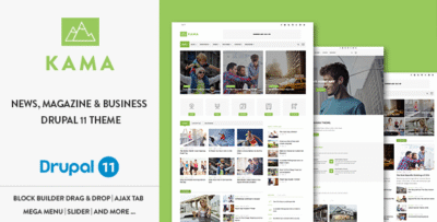 Kama - Responsive Magazine & Business Drupal 11 Theme