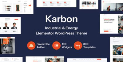 Karbon - Industrial & Energy Elementor WordPress Theme