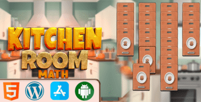 Kitchen Room Math Game - HTML5 Construct3 Game