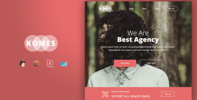 Komes - Multipurpose Responsive Email Template + Stampready Builder