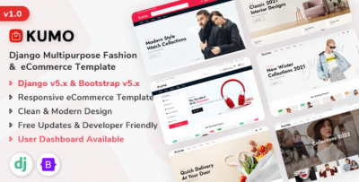 Kumo - Django Multipurpose Fashion & eCommerce Template