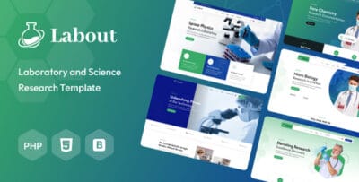 Labout - Laboratory & Research PHP Template