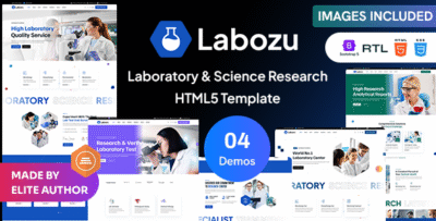 Labozu - Laboratory & Science Research WordPress Theme