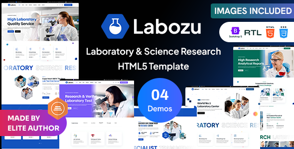 Labozu - Laboratory & Science Research WordPress Theme Labozu - Laboratory & Science Research WordPress Theme