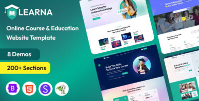 Learna - Education & Online Courses Template