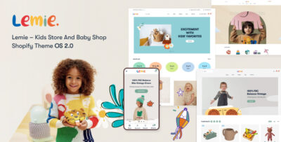 Lemie - Kids Store and Baby Shop Shopify Theme OS 2.0