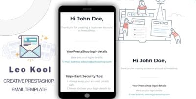 Leo Kool - Responsive Prestashop Email Template