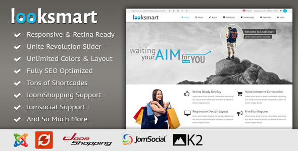 LookSmart - Responsive Multi-Purpose Joomla Theme LookSmart - Responsive Multi-Purpose Joomla Theme