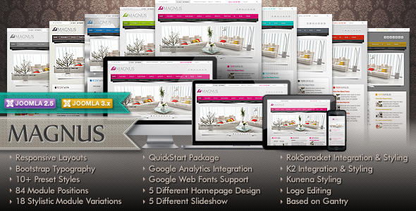 Magnus Multipurpose Joomla Theme Magnus Multipurpose Joomla Theme