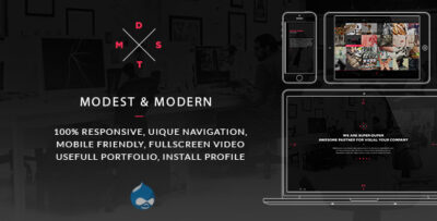 MDST - Modest & Modern Multipurpose Drupal Theme