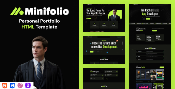Minifolio - Personal Portfolio HTML Template Minifolio - Personal Portfolio HTML Template