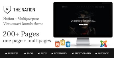 Nation - Multipurpose Virtuemart Joomla Template